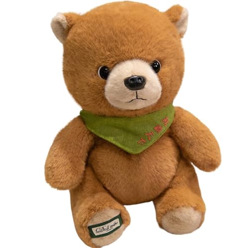 KUKUShining Tieren Plüschtier Mit, Süßer Bär Ausgestopftes Nilpferd Elefant Plüschtier Kuschel Elefant Kissen Als Geschenk for Kinder(Bear,50cm/19.7in) von KUKUShining