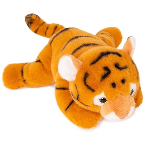 KUKUShining Tiger Plüsch, Weiche Kuschelige Stofftier Puppe Kawaii Umarmungskissen Plüschspielzeug Geburtstagsgeschenke Für Kinder(Yellow,65cm/25.6in) von KUKUShining