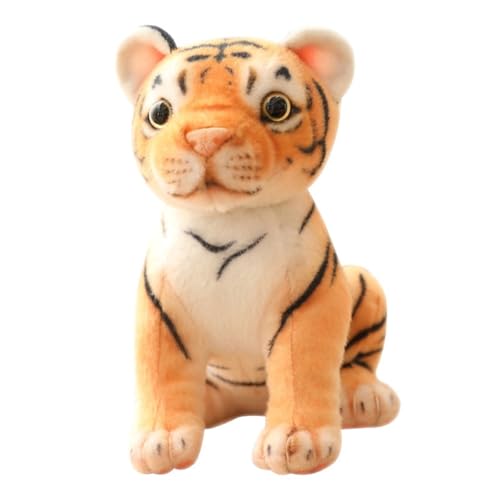 KUKUShining Tiger Plüschtier, Süße Cartoon Kuscheltierpuppen Bequemes Kissen Weihnachtsplüschtier for Das Kindergeburtstagssofa(Sitting,30cm/11.8in) von KUKUShining