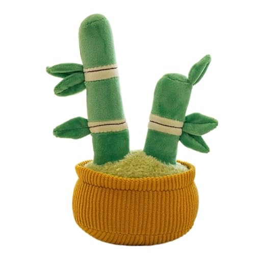 KUKUShining Topfpflanzen Plüschtier, Süßes Blumentopf Dekorationskissen Weiches Flauschiges Plüschtier for Geburtstagsgeschenke for Kinder(Bamboo) von KUKUShining