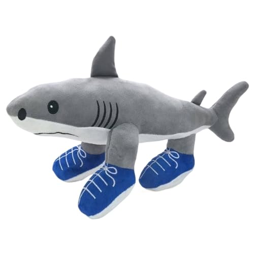 KUKUShining Tralalero Tralala Plüsch, Süßes Stofftier Brainrot Umarmungskissen Puppe Weiches Plüschtier Spielzeug Heimdekoration Geschenke for Kinder(Gray) von KUKUShining
