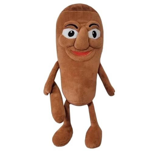 KUKUShining Tung Tung Sahur Plüsch, Kuschelige Stofftier Puppe Lustiges Plüsch Spielzeug Für Kinder Jungen Mädchen Geburtstags(Brown) von KUKUShining