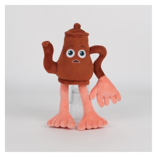 KUKUShining Tung Tung Tungs Sahur Plüschtier, Tralalelo Tralala Hai Kuscheltier AI Charaktere Plüschtier Spielzeug für Fans (Teapotman) von KUKUShining