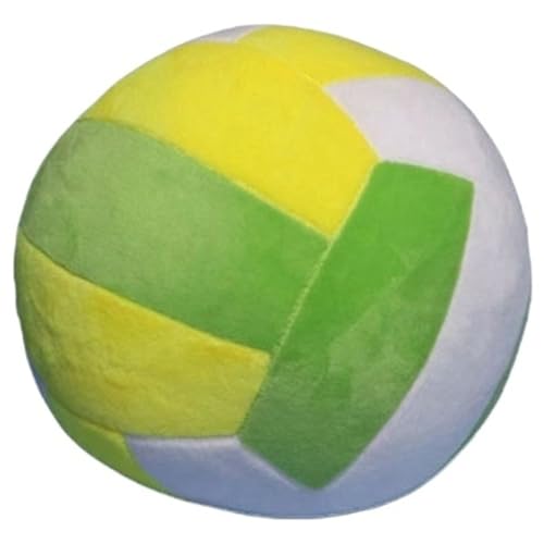 KUKUShining Volleyball Plüsch, Superweiches Rundes Kissen Drinnen Draußen Plüsch Spielzeug Universum Stressbälle Für Kinder Jugendliche(Green,30cm/11.8in) von KUKUShining