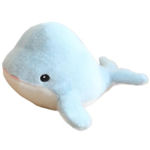 KUKUShining Wal Plüschtier, Weiches Kuscheliges Mit Meerestieren Orca Walen Plüsch Spielzeug Spielbegleiter Geschenk for Kinder(Blue) von KUKUShining
