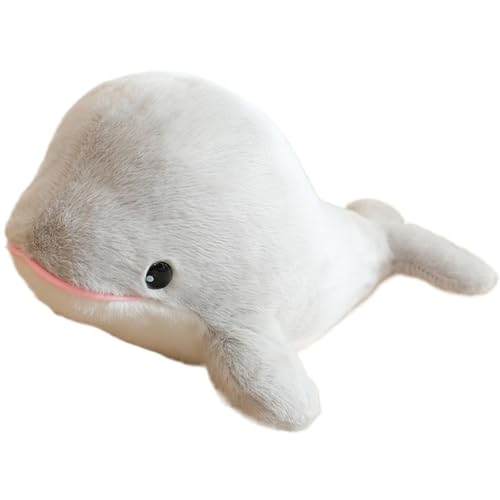 KUKUShining Wal Plüschtier, Weiches Kuscheliges Mit Meerestieren Orca Walen Plüsch Spielzeug Spielbegleiter Geschenk for Kinder(Gray) von KUKUShining