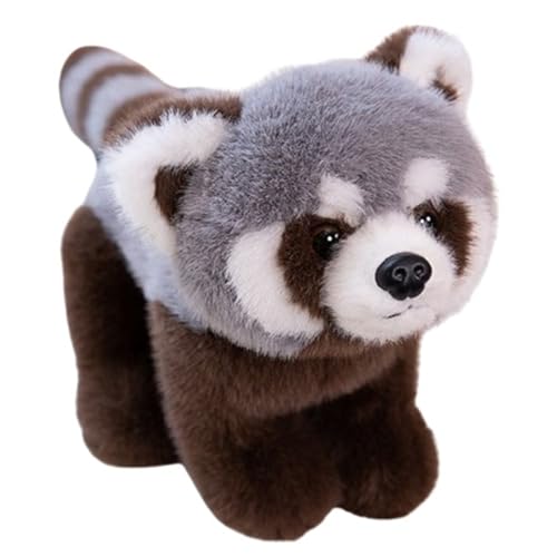 KUKUShining Waschbär Plüschtier, Kuscheliges Stofftier Kinder Kuscheltier Kissen Realistisches Süßes Babyspielzeug for Mädchen Jungen Geburtstagsgeschenk(Gray,45cm/17.7in) von KUKUShining