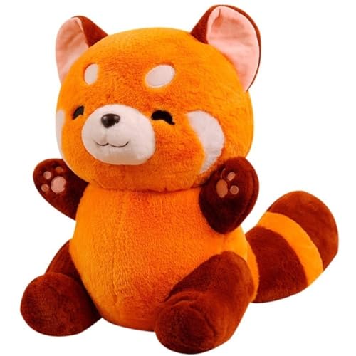 KUKUShining Waschbär Plüschtier, Süße Weiche Rote Panda Stofftierpuppen for Kindergeburtstagsgeschenke Heimdekoration Freundin(35cm/13.77in) von KUKUShining