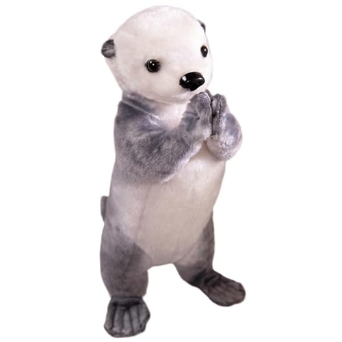 KUKUShining Waschbär Plüschtier, Weiches Kuscheliges Stofftier Otter Puppe Känguru Plüschtier Umarmungskissen Geburtstagsgeschenk for Kinder(Seaotter) von KUKUShining