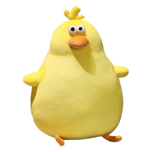 KUKUShining Weiches Dickes Hühner Plüschtier, Kuschelige Lustige Simulationspuppe Plüschkissen Geschenke for Jungen Und Mädchen Festival Ostern(Yellow,50cm/19.68in) von KUKUShining