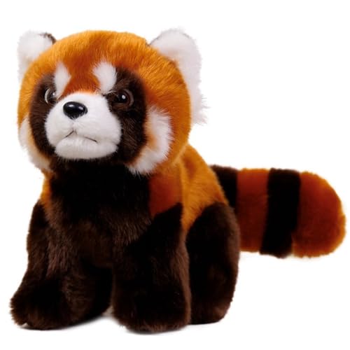 KUKUShining Weiches Waschbär Plüschtier, Kuschelige Simulation Kuscheltier Plüschkissen Puppe for Jungen Und Mädchen Geburtstagsgeschenk(Standing) von KUKUShining