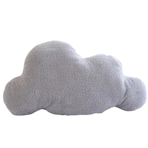 KUKUShining Weiches Wolken Wurfkissen Aus Plüsch, Süßes Dekoratives Plüschkissen for Sofa Lesen Wohnzimmer Heimdekoration(Dark,38cm/14.96in) von KUKUShining