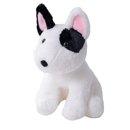 KUKUShining Welpen Plüschtier, Süßes Stofftier Welpen Bulldoggenpuppen Weiche Flauschige Plüschtiere for Geburtstagsgeschenke Kinder Und Erwachsene(40cm/15.75in) von KUKUShining