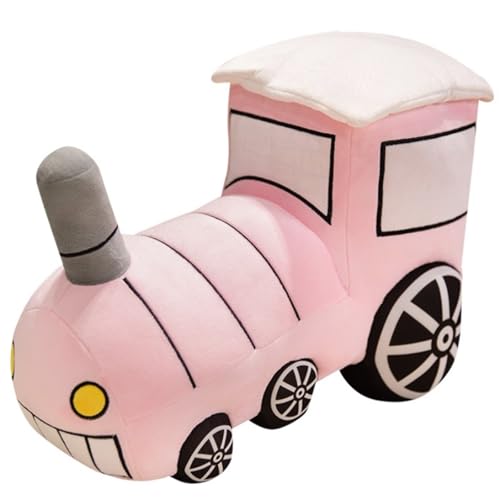 KUKUShining Züge Plüschtier, Cartoon Gefülltes Weiches Kissen Niedliche Kreativ Geformte Plüschtiere for Kinder Kissen Geburtstagsgeschenke(Pink,40cm/15.7in) von KUKUShining