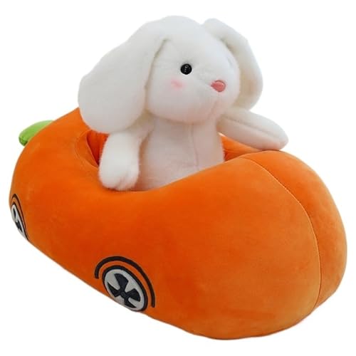Karotten Hasen Plüsch, Weiches Kuscheltier Kuscheliges Stofftier Kissen Plüschtier Spielzeug Gefülltes Hasenpuppe Für Den Ostertag(60cm/23.6in) von KUKUShining