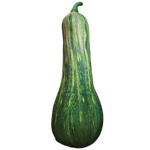 Kürbis Kissen, Halloween Kürbisse Kuscheltier Gefüllte Dekokissen Weiches Zierkissen Flauschiges Sofakissen Plüsch Spielzeug(Green,80cm/31.5in) von KUKUShining