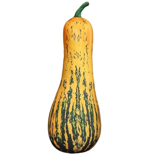 Kürbis Kissen, Halloween Kürbisse Kuscheltier Gefüllte Dekokissen Weiches Zierkissen Flauschiges Sofakissen Plüsch Spielzeug(Yellow,80cm/31.5in) von KUKUShining