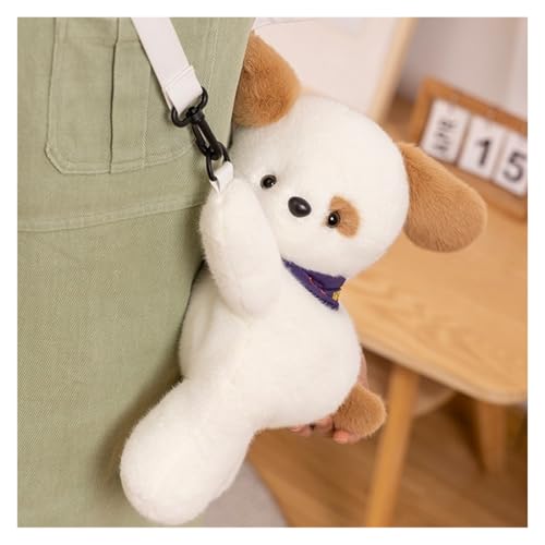Lamm Plüsch, Stofftier Rucksack Süßer Cartoon Teddybär Hund Umhängetasche Puppen Für Kinder Mädchen Geburtstagsgeschenk(Puppy) von KUKUShining