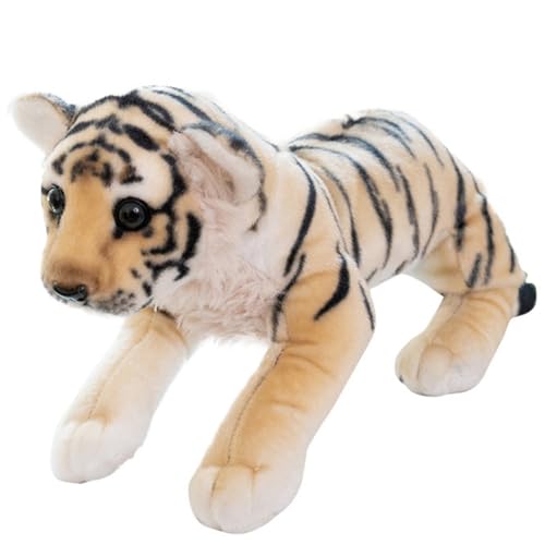 Löwe Plüschtier, Süße Kuscheltiere Puppen Leopardenkissen Tiger Plüschtier for Jungen Und Mädchen Geburtstagsgeschenke(Tiger,39cm/15.3in) von KUKUShining