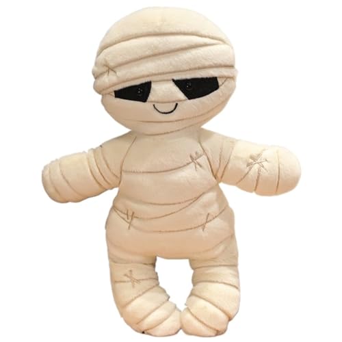 Mumie Plüsch, Halloween Zombie Mumie Kuscheltier Weiches Gefülltes Kuscheliges Plüschtier Spielzeug Für Die Heimdekoration von KUKUShining