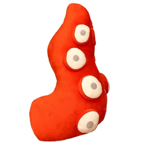 Oktopus Kissen Plüschtier, Süße Oktopus Fisch Kuscheltier Tentakel Puppe Superweiches Ausgestopftes Meerestier Plüsch Spielzeug Für Kinder(Red) von KUKUShining