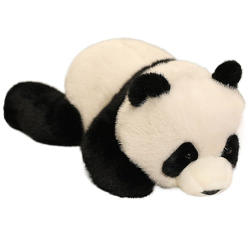 Panda Plüsch, Weich Kuscheltier Kuschelweiche Stofftiere Süße Pandas Umarmungskissen Plüschtier Spielzeug Zum Kuscheln Für Kinder(Black,60cm/23.6in) von KUKUShining