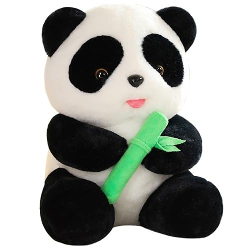 Panda Plüschtier, Panda Kuscheltier Puppe Für Kinder Mit Weichem Kuscheligem Stofftier Aus Bambus Plüsch Kuschelkissen Zum Umarmen(38cm/15in) von KUKUShining
