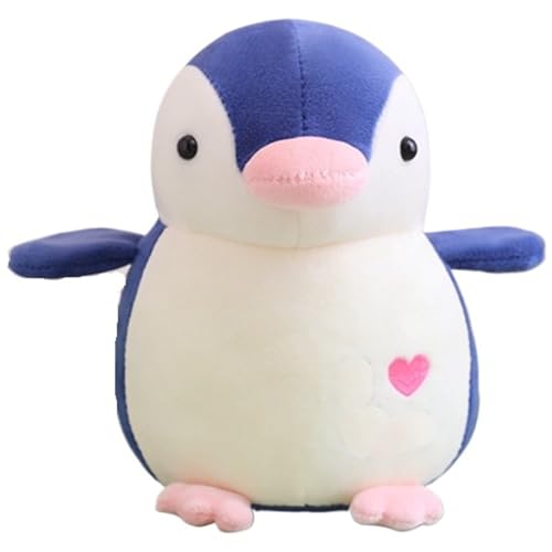 Pinguin Plüsch, Weiche Kuscheltier Baby Pinguine Stofftier Puppe Plüschkissen Plüschtier Spielzeug Zimmer Dekoration Geschenke Für Kinder(Blue) von KUKUShining