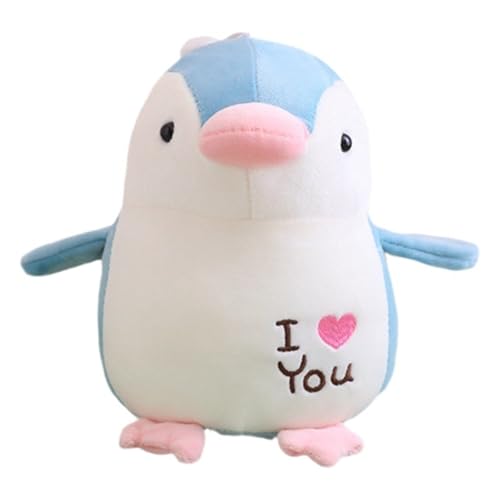 Pinguin Plüsch, Weiche Kuscheltier Baby Pinguine Stofftier Puppe Plüschkissen Plüschtier Spielzeug Zimmer Dekoration Geschenke Für Kinder(Cyan) von KUKUShining