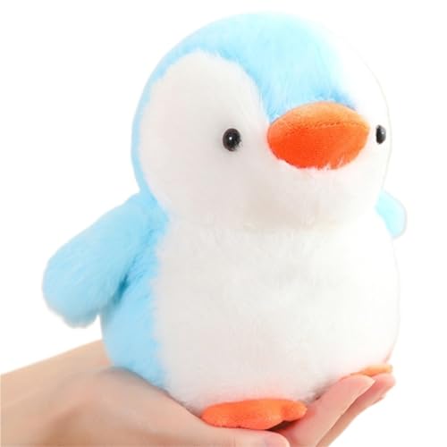 Pinguin Plüschtier, Weiches Süßes Kuscheltier Kuschelkissen Puppen Cartoon Plüschtier Spielzeug Geschenke Für Kinder Geburtstag(Blue,20cm/7.8in) von KUKUShining