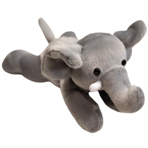 Plüschtier for Kleine Tiere, Süße Giraffe Weicher Panda Kuscheltiere Fuchspuppen Waschbär Kissen Plüschtier for Babys Und Kinder(Elephant) von KUKUShining