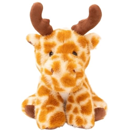 Rentier Plüschtier, Süße Kuscheltiere Puppe Kawaii Rehkitz Plüschkissen Kissen for Geschenke Kinderparty Weihnachten(Yellow,40cm/15.75in) von KUKUShining