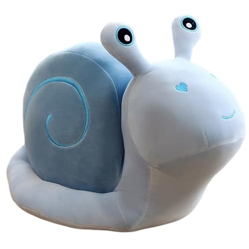Schnecke Kuscheltier, Süßes Stofftier Puppe Plüsch Schnecken Weiches Plüschtier Dekokissen Für Die Heimdekoration Ostergeschenk(Blue,50cm/19.8in) von KUKUShining