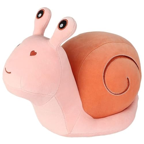Schnecke Kuscheltier, Süßes Stofftier Puppe Plüsch Schnecken Weiches Plüschtier Dekokissen Für Die Heimdekoration Ostergeschenk(Pink,50cm/19.8in) von KUKUShining