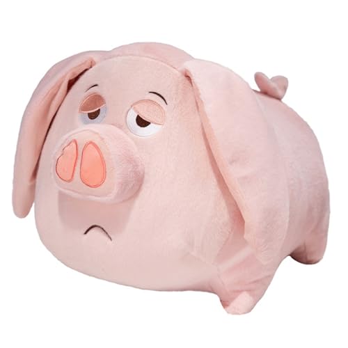 Schwein Plüschtier, Süßes Cartoon-Kissen Kuscheltier Weiche Schlaf Plüschpuppe for Umarmen Matschiger Begleiter(25cm/9.8in) von KUKUShining
