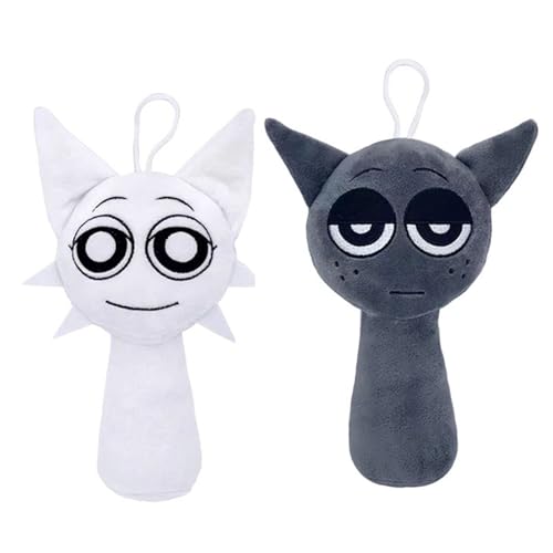 Sprunki Kuscheltier, Süße Spielfigur Stofftier Mini Weich Plüschtier Kissen Plüsch Spielzeug Für Die Partydekoration Zu Hause(2PCS-A) von KUKUShining