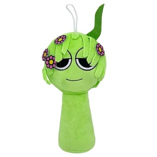 Sprunki Plüschtier, Weiches Stofftier Kissen Spiel Kuscheltier Puppe Süßes Minifiguren Plüsch Spielzeug Für Spielefans Kinder Sammler(Green-Box) von KUKUShining