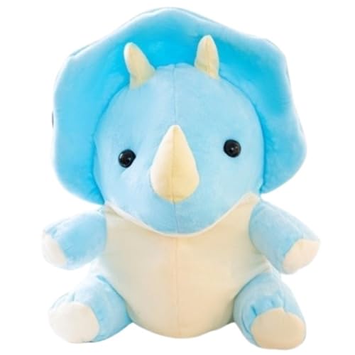 Süßes Dinosaurier Plüschtier, Realistische Plüschkissenfiguren Ausgestopfte Puppe Weiches Tier Kindergeschenk Mädchen Jungen Festival(Blue) von KUKUShining