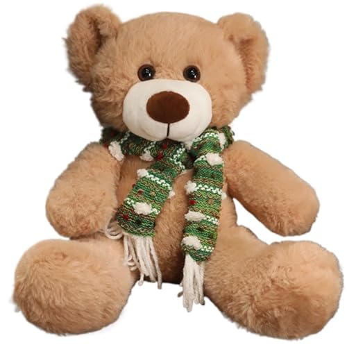 Teddybär Plüschtier, Kuscheltier Bären Puppen Kawaii Plüschtier for Geschenke Kinder Weihnachten Valentinstag(Brwon B) von KUKUShining