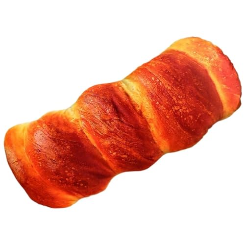 Toast Kuscheltier, Weiches Hot Dog Plüschtier Brot Plüschkissen Kuschelig Plüsch Spielzeug Lustige Essenspuppen (Toast,80cm/31.5in) von KUKUShining