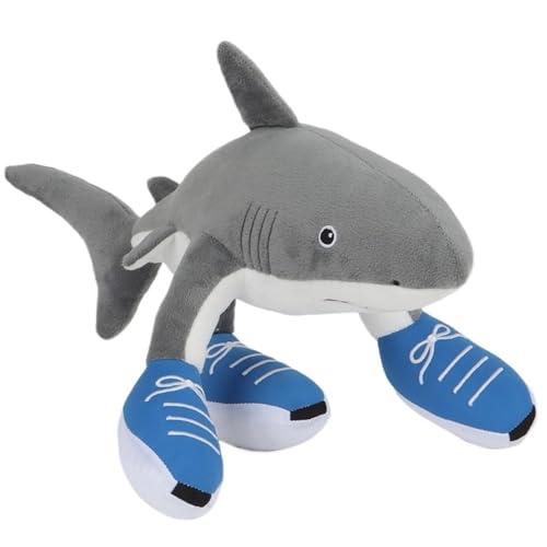KUKUShining Tung Tung Tungs Sahur Plüschtier, Tralalelo Tralala Hai Kuscheltier AI Charaktere Plüschtier Spielzeug für Fans (Tralalelo Tralala Shark) von KUKUShining