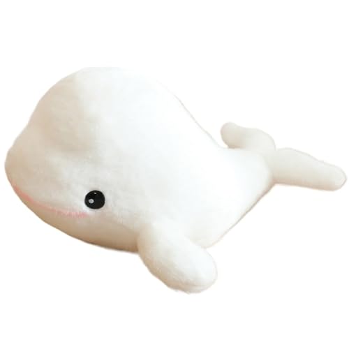 Wal Plüschtier, Weiches Kuscheliges Mit Meerestieren Orca Walen Plüsch Spielzeug Spielbegleiter Geschenk for Kinder(White) von KUKUShining