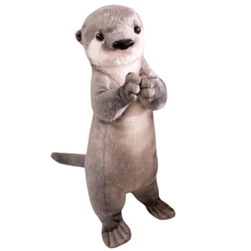 Waschbär Plüschtier, Weiches Kuscheliges Stofftier Otter Puppe Känguru Plüschtier Umarmungskissen Geburtstagsgeschenk for Kinder(Otter) von KUKUShining
