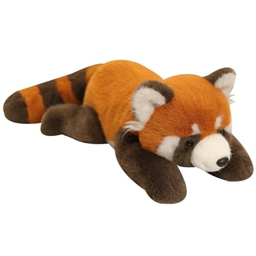 Waschbär Plüschtier, Weiches Kuscheltier Kuscheliges Plüsch Spielzeug Umarmungskissen Cartoon Braune Waschbär Puppe Für Kinder(25cm/9.8in) von KUKUShining