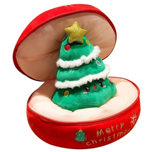 Weihnachten Plüsch, Süße Gefüllte Apfelpuppe Mit Reißverschluss Stofftier Weiches Capybara Kuscheltier Weihnachtsmann Plüschtier Spielzeug(2PCS-C) von KUKUShining