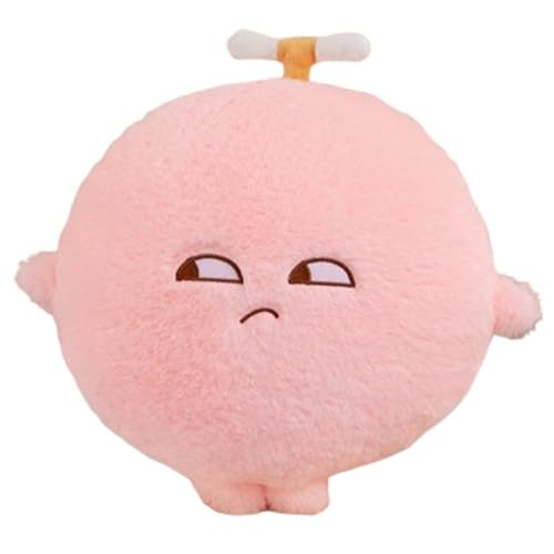 Zitronen Kissen Plüsch, Weiches Stofftier Kuschelkissen Zitronen Kuscheltier Dekokissen Süßes Dekoratives Sitzkissen Für Sofa Schlafzimmer(Pink,40cm/15.75in) von KUKUShining