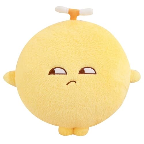 Zitronen Kissen Plüsch, Weiches Stofftier Kuschelkissen Zitronen Kuscheltier Dekokissen Süßes Dekoratives Sitzkissen Für Sofa Schlafzimmer(Yellow,40cm/15.75in) von KUKUShining