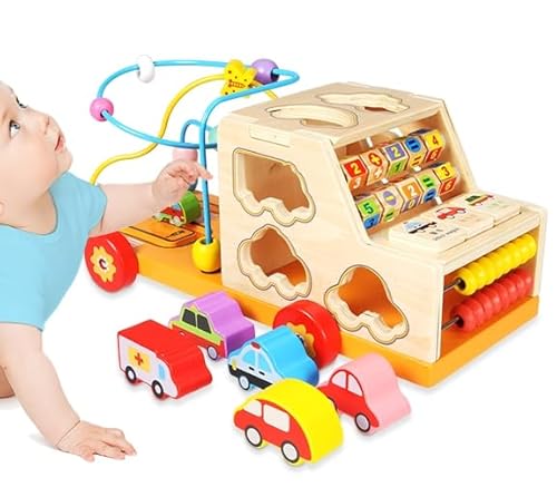 KUKUTrue Montessori Spielzeug 1 2 3 4 5, Spiele ab 2 Jahre, Spielzeug ab 1 Jahr, Holzspielzeug, Montessori, Motorikspielzeug, Geschenk 1–5 Kinder Junge Mädchen KUKUTrue Montessori Spielzeug 1 2 3 4 5, Spiele ab 2 Jahre, Spielzeug ab 1 Jahr, Holzspielzeug, Montessori, Motorikspielzeug, Geschenk 1–5 Kinder Junge Mädchen von KUKUTrue