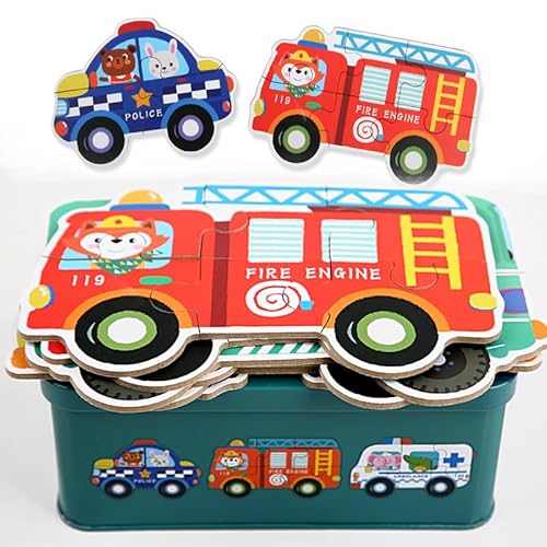 KUKUTrue Montessori Spielzeug 2 3 4 5, Spiele ab 2 Jahre, Holzpuzzle ab 2 Jahre, Holzspielzeug, Montessori, Geschenk 2–5 Kinder Junge Mädchen von KUKUTrue