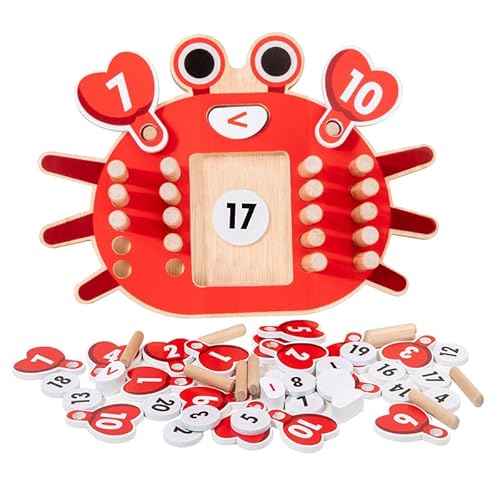 KUKUTrue Montessori Spielzeug 3 4 5 6, Spiele ab 3 Jahren, Geschenk Junge 3 Jahre, Rechnen Lernen, Holzspielzeug, Montessori, Geschenk 3–5 Kinder Junge Mädchen KUKUTrue Montessori Spielzeug 3 4 5 6, Spiele ab 3 Jahren, Geschenk Junge 3 Jahre, Rechnen Lernen, Holzspielzeug, Montessori, Geschenk 3–5 Kinder Junge Mädchen von KUKUTrue